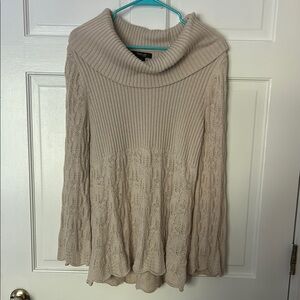 Style & Co Cowl Neck Tunic Sweater with Flared Hem